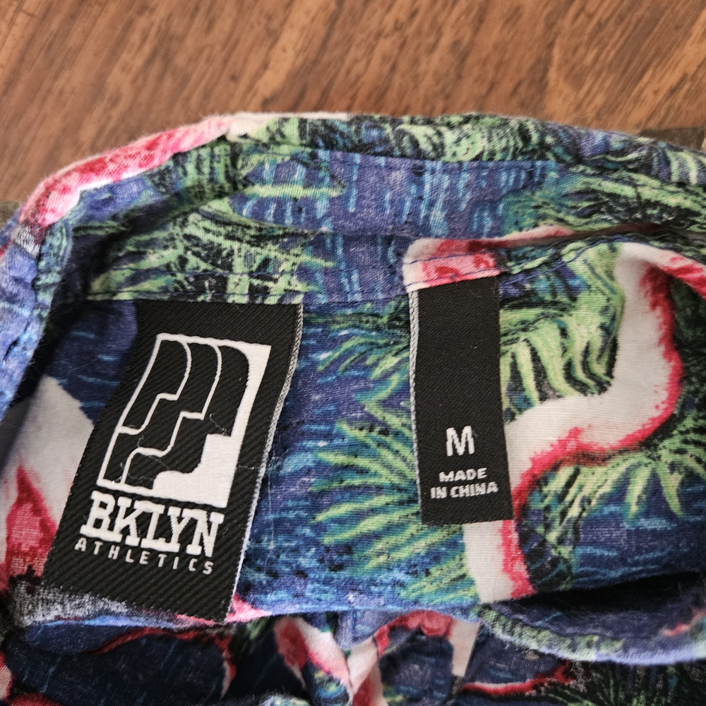 BKLYN Athletics Tropical Print Shirt - Picture 3 of 4
